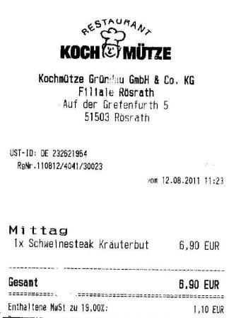 gtdu Hffner Kochmtze Restaurant